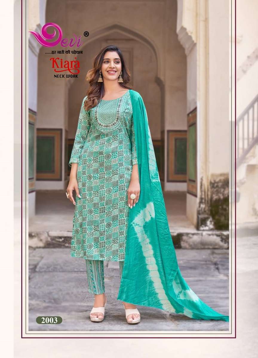 Devi Kiara Vol-2 Kurti Pant With Dupatta -Wholesale Catalog