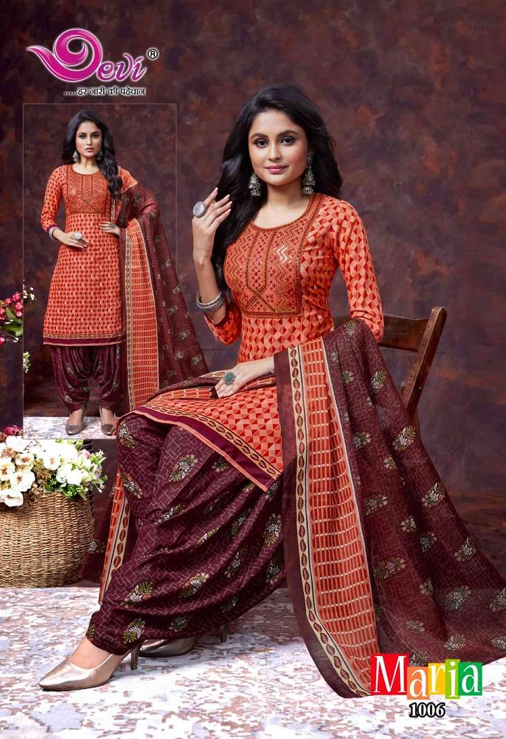 Devi Maria Vol-2 – Neck Work Readymade With Lining -Wholesale Catalog