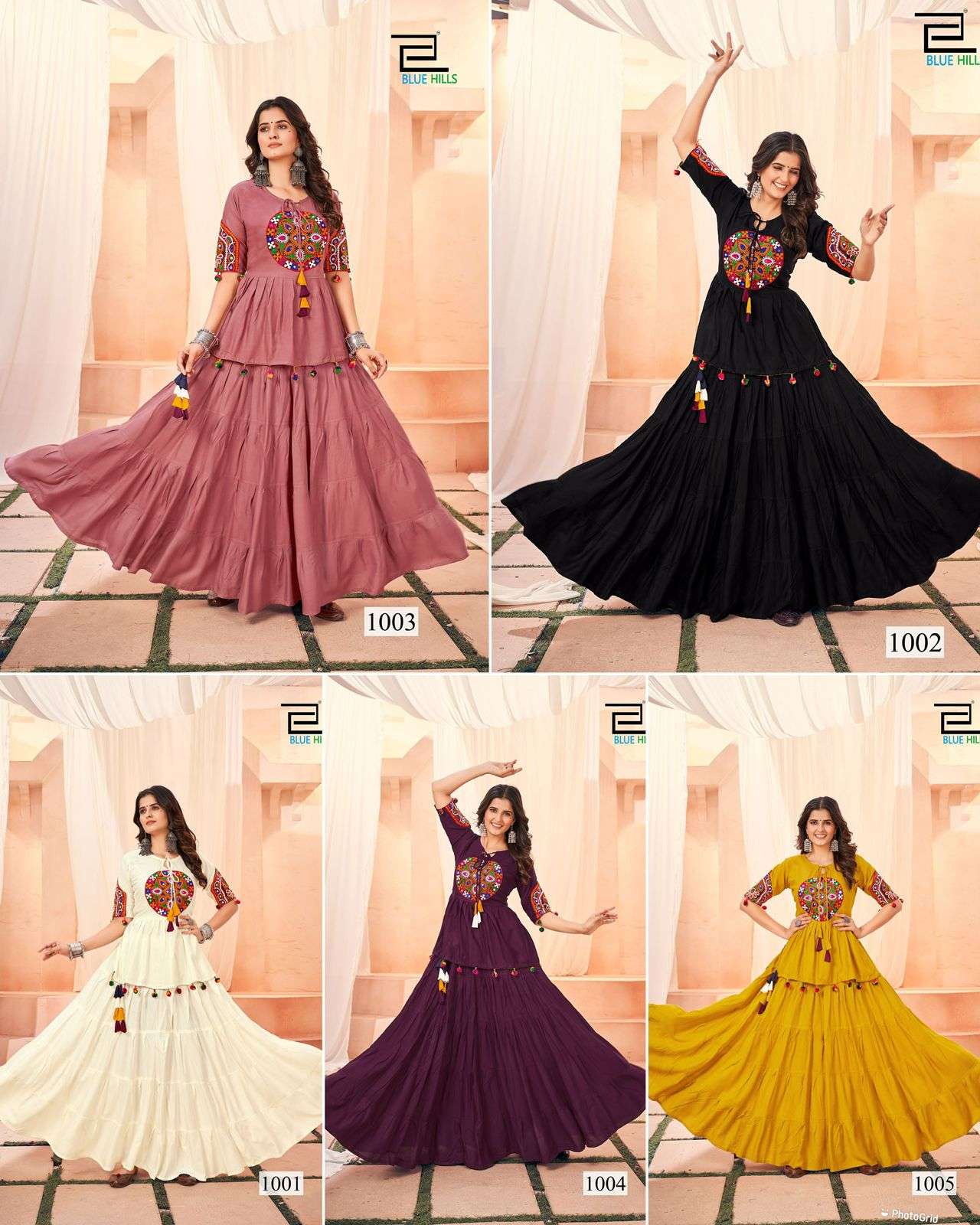 Dholidaa Heavy Rayon Kurti Gown Wholesale catalog