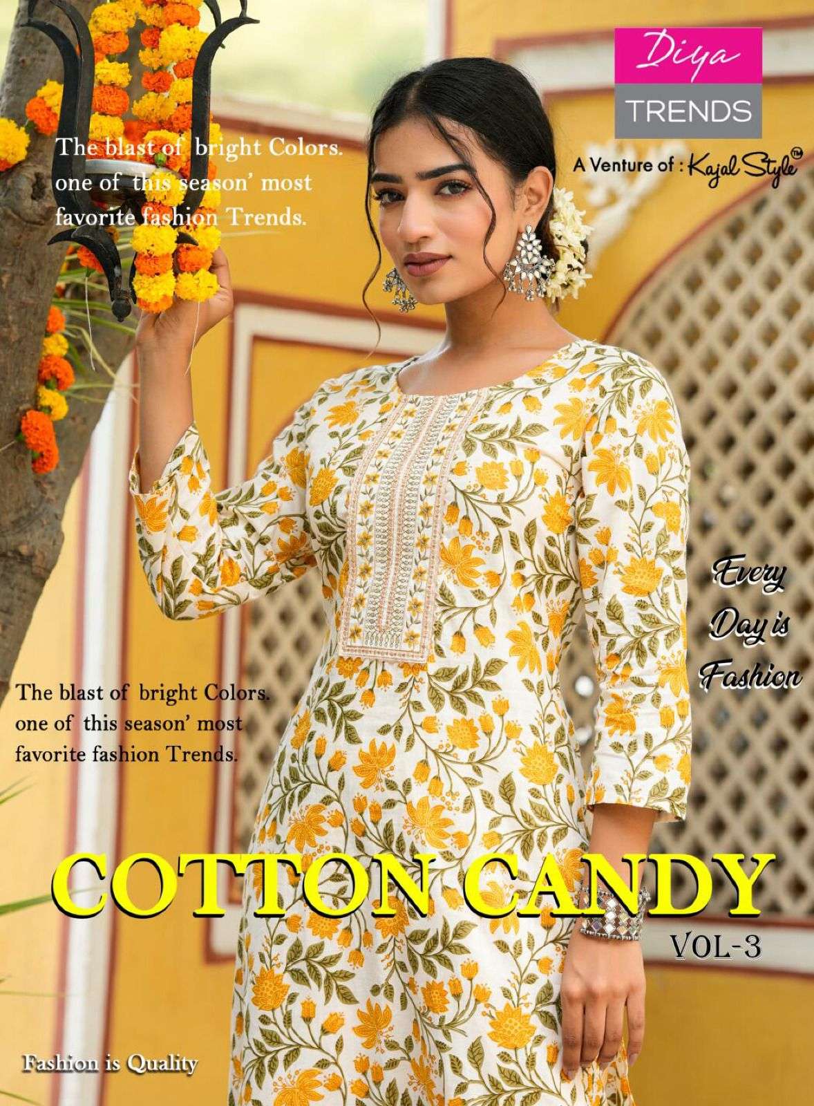 DIYA TRENDS COTTON CANDY VOL -3 Kurti Wholesale catalog