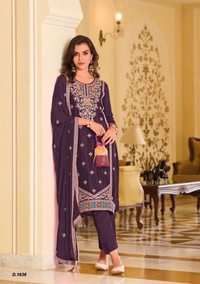 Eba Jiana Premium Silk Designer Salwar Kameez Wholesale catalog