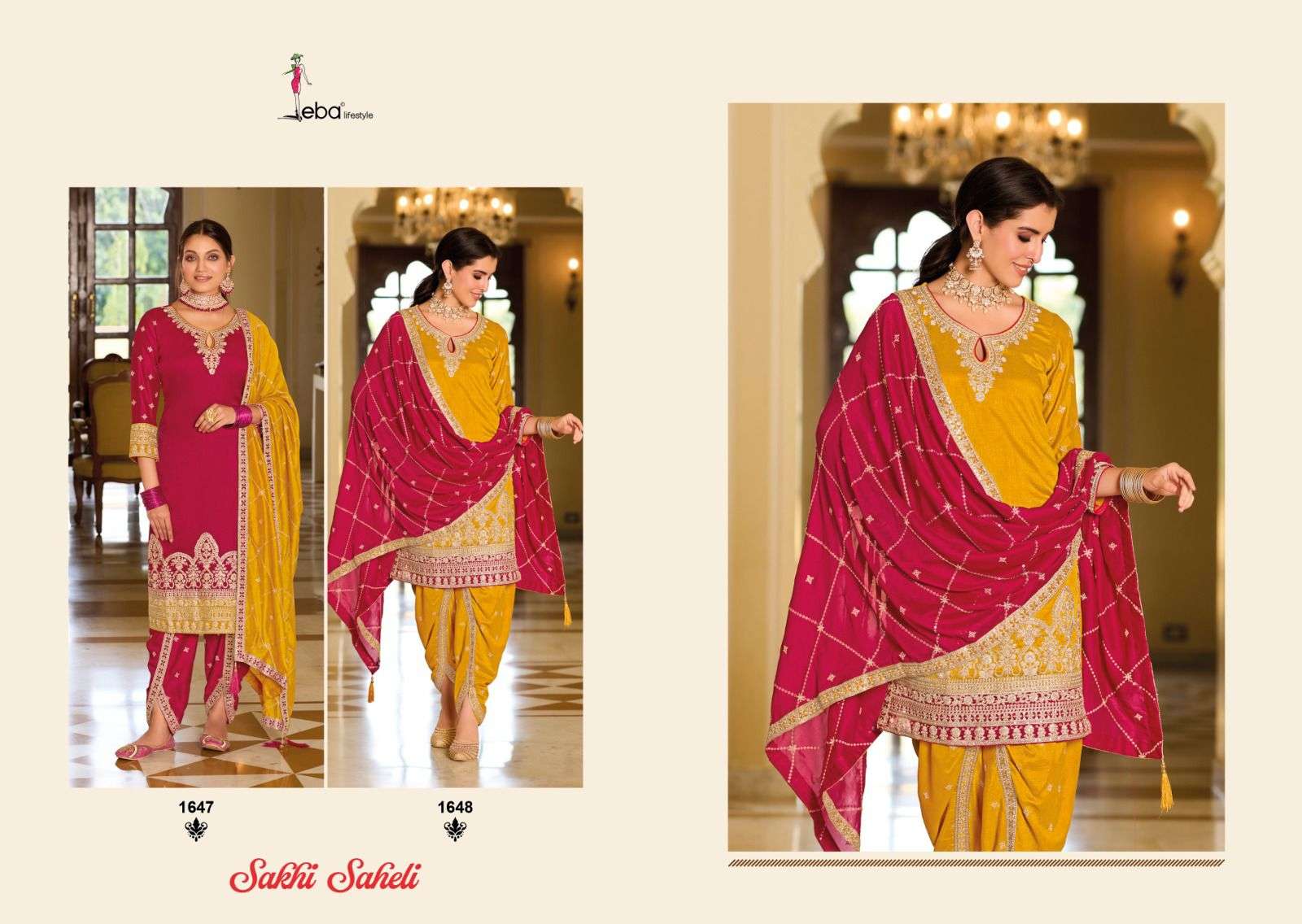 Eba Sakhi Saheli Festive Wear Designer Ready Made Wholesale catalog