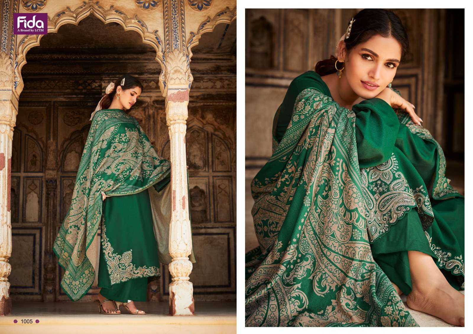 Fida Raah 1 Embroidery Viscose Dress Material Wholesale catalog