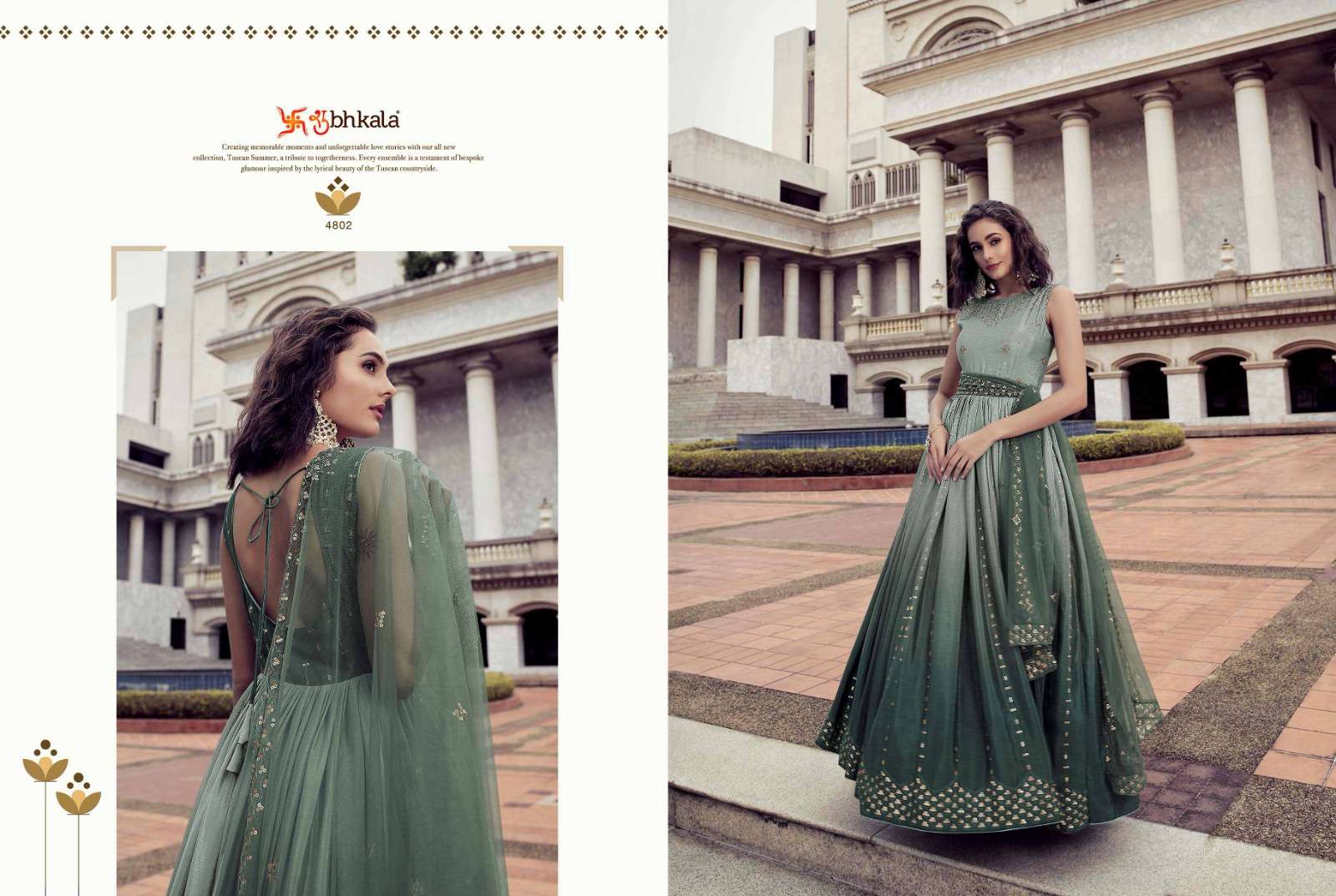 FLORY VOL. 25 Sequince Embroidered Work Anarkali Gown Kurti Wholesale catalog