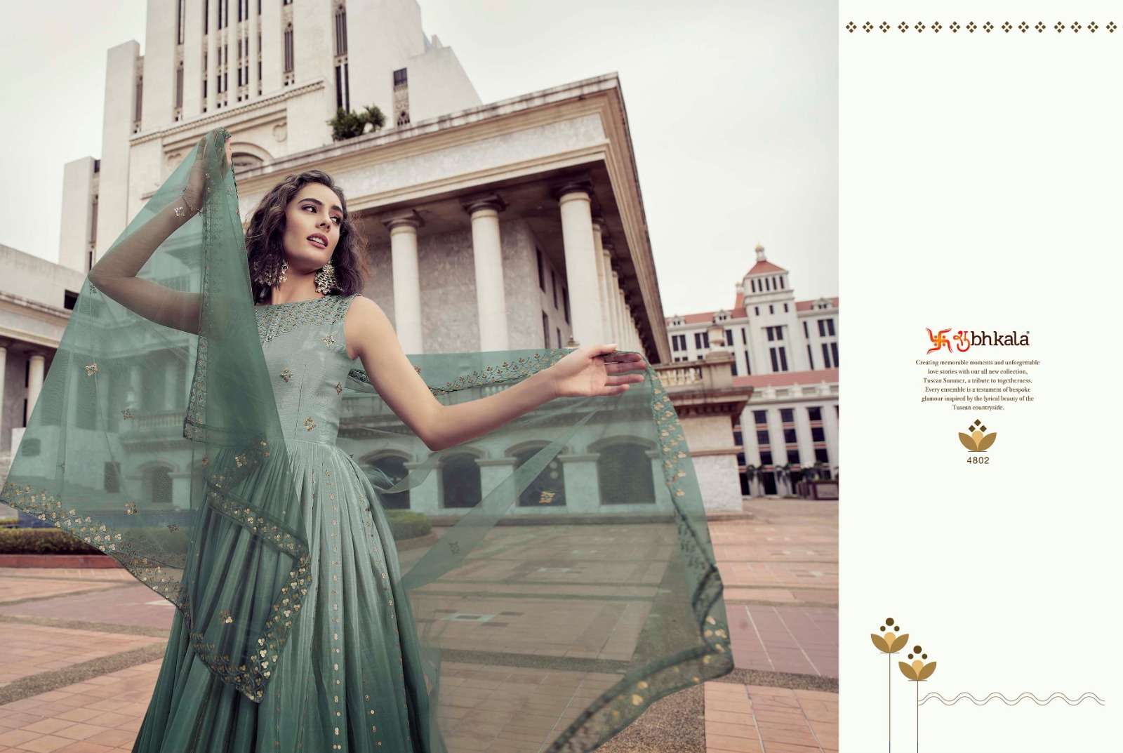 FLORY VOL. 25 Sequince Embroidered Work Anarkali Gown Kurti Wholesale catalog