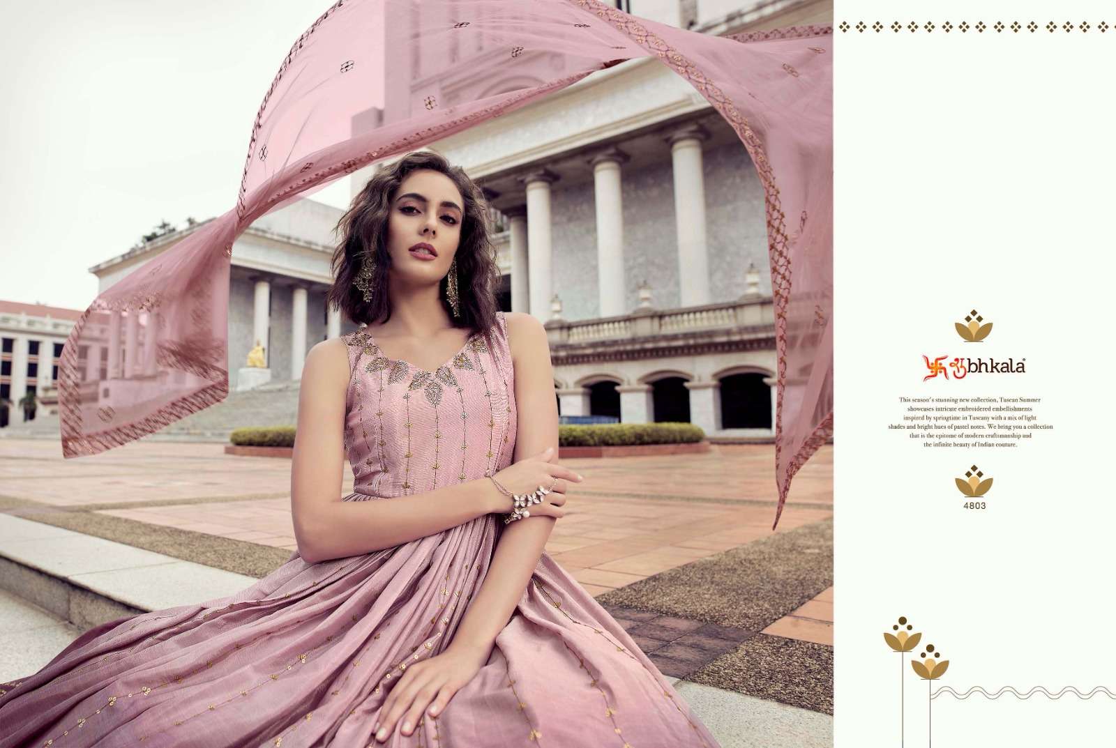 FLORY VOL. 25 Sequince Embroidered Work Anarkali Gown Kurti Wholesale catalog