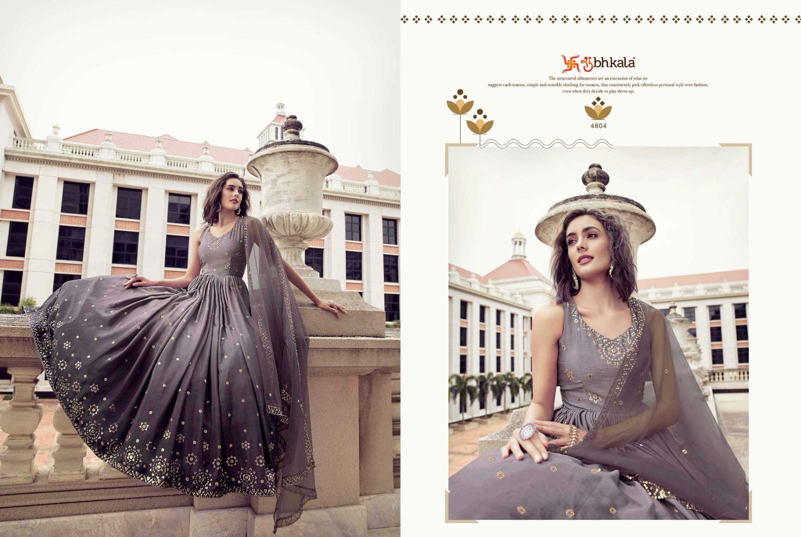 FLORY VOL. 25 Sequince Embroidered Work Anarkali Gown Kurti Wholesale catalog