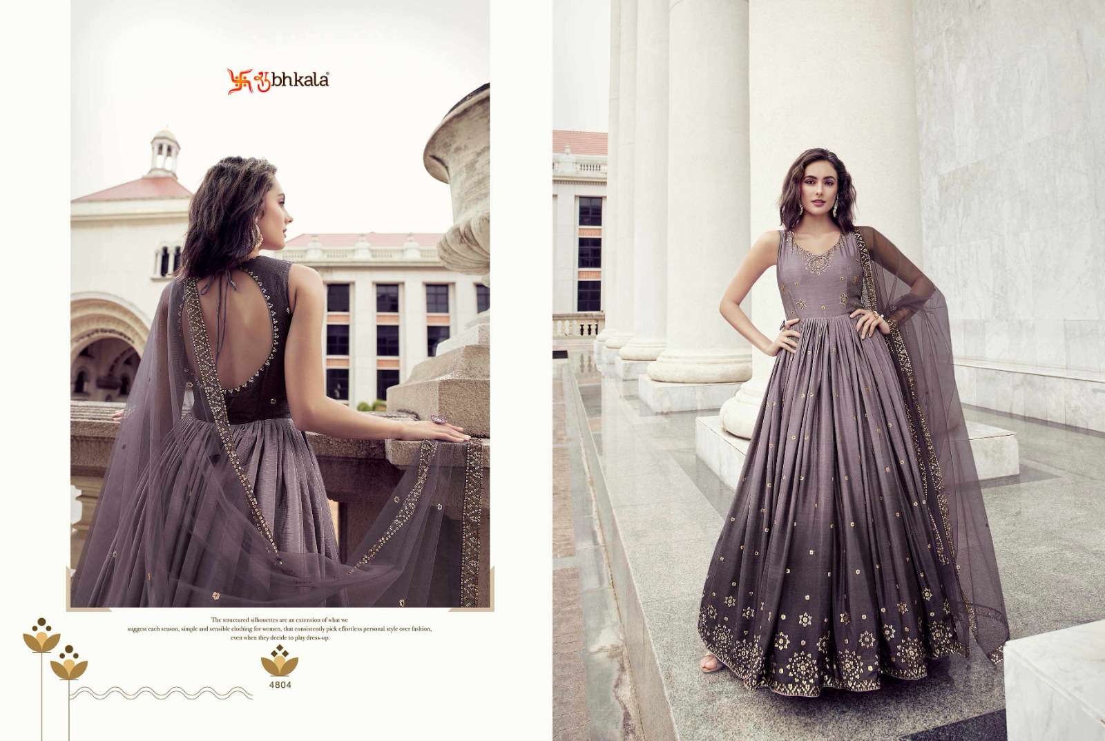 FLORY VOL. 25 Sequince Embroidered Work Anarkali Gown Kurti Wholesale catalog