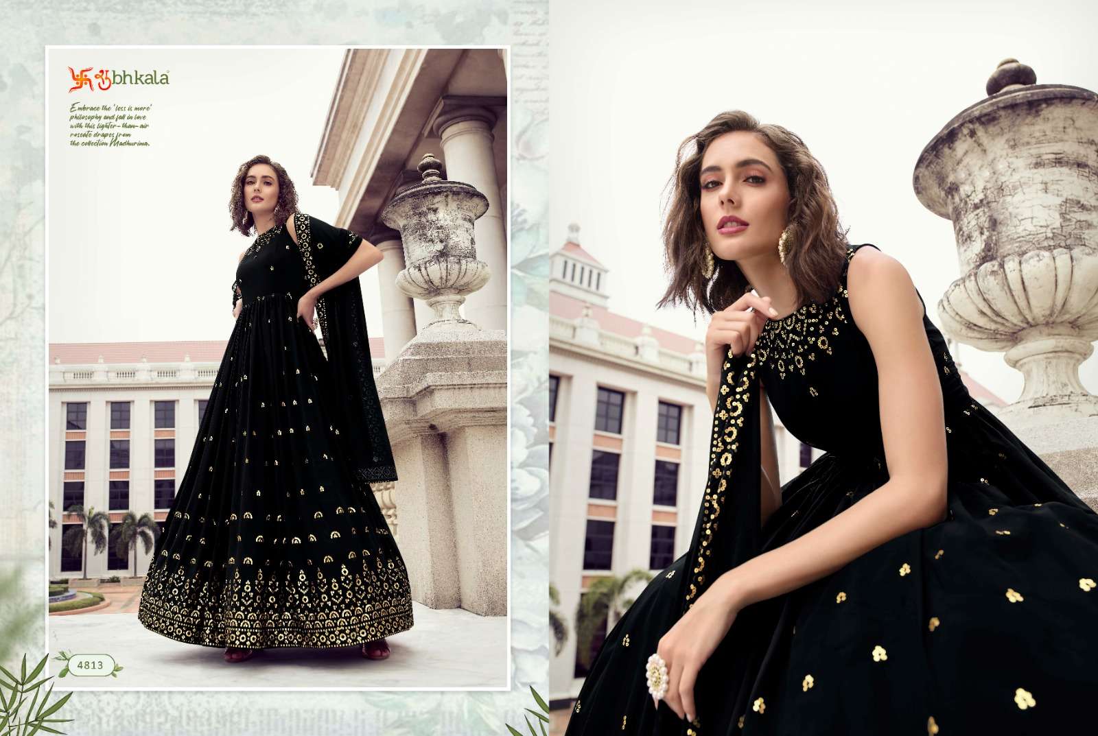 FLORY VOL. 26 Exclusive Sequince Embroidered Work Anarkali Gown Kurti Wholesale catalog