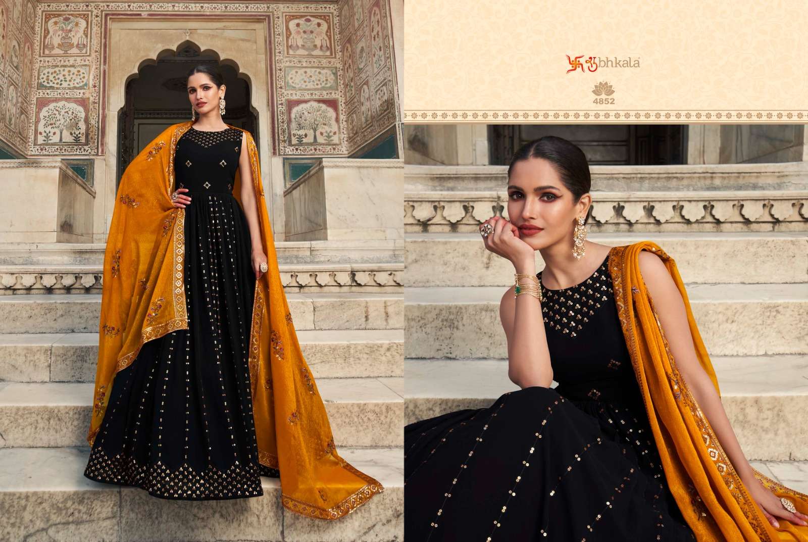 FLORY VOL. 29 Sequince Embroidered Work Anarkali Gown Kurti Wholesale catalog