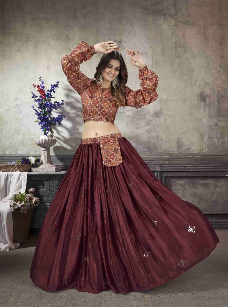 FRILL & FLARE VOL. 5 Exclusive Stitched Fancy Croptop Style Wholesale catalog