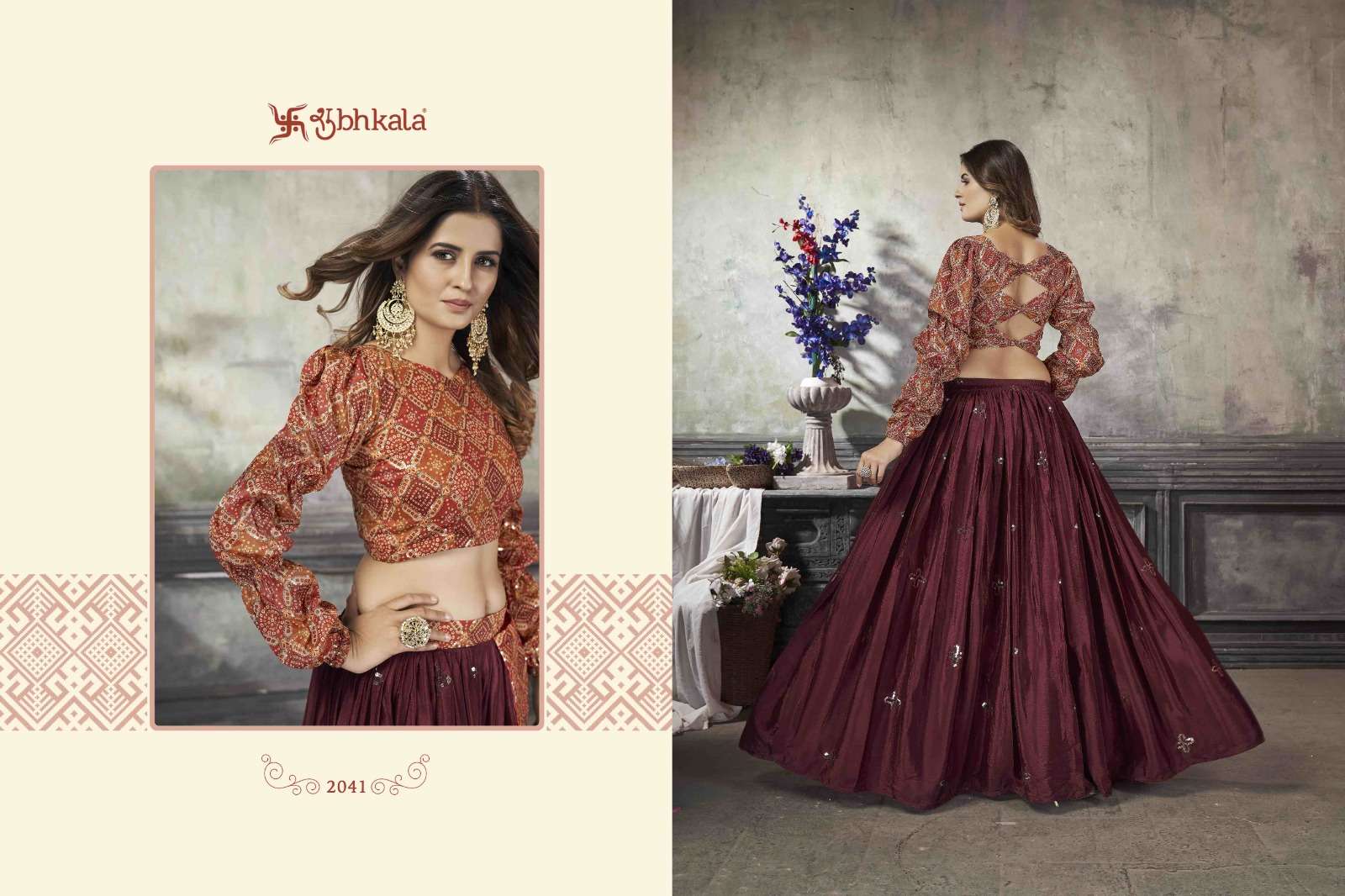FRILL & FLARE VOL. 5 Exclusive Stitched Fancy Croptop Style Wholesale catalog