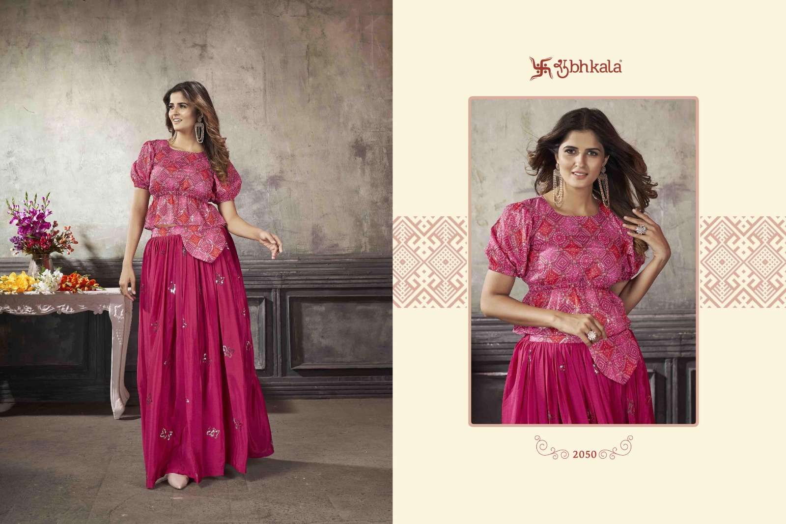 FRILL & FLARE VOL. 5 Exclusive Stitched Fancy Croptop Style Wholesale catalog