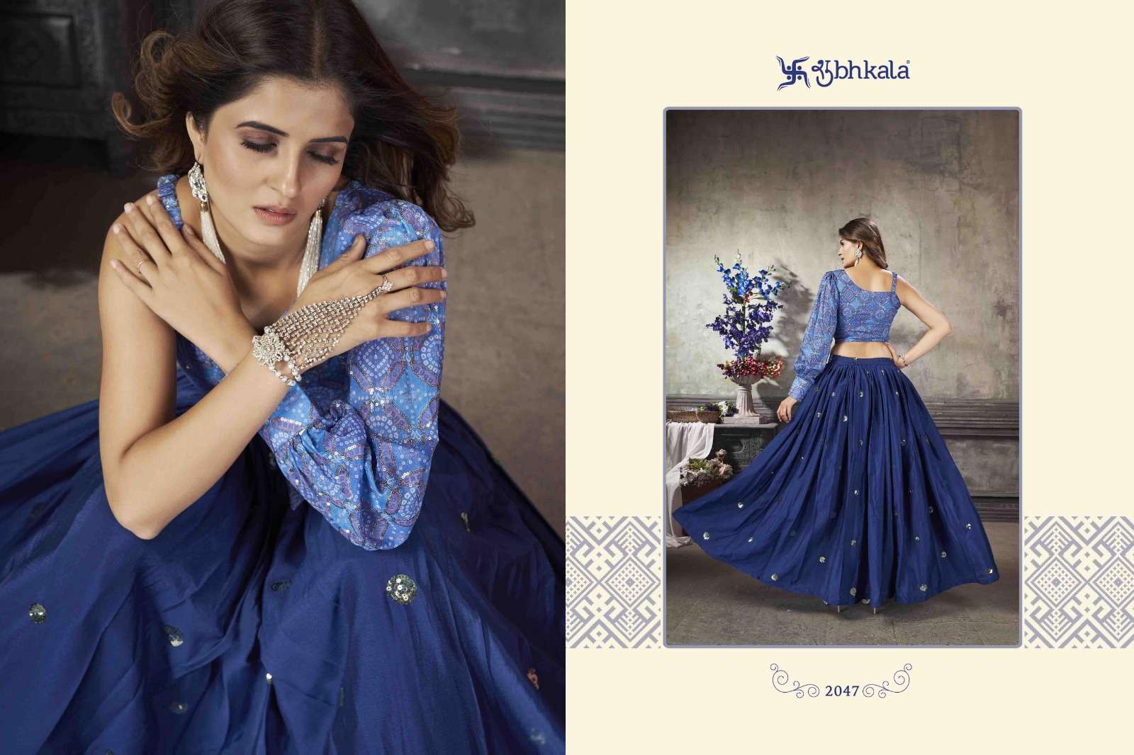 FRILL & FLARE VOL. 5 Exclusive Stitched Fancy Croptop Style Wholesale catalog