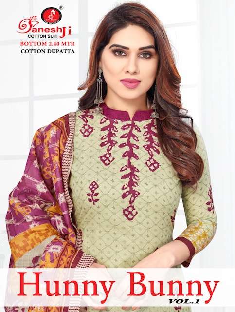 Ganeshji Hunny Bunny Vol-1 – Dress Material -Wholesale Catalog