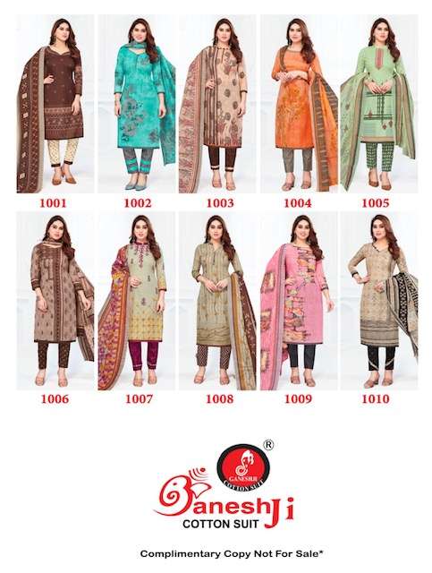 Ganeshji Hunny Bunny Vol-1 – Dress Material -Wholesale Catalog