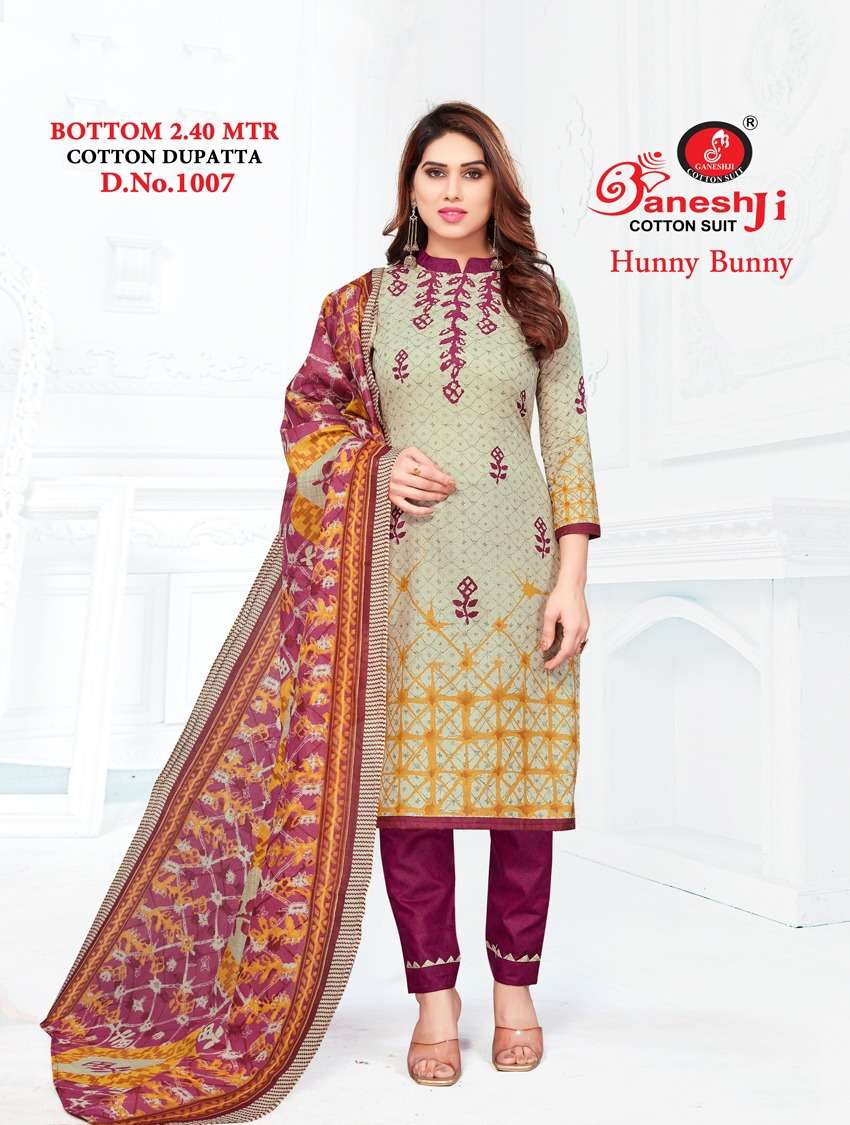 Ganeshji Hunny Bunny Vol-1 – Dress Material -Wholesale Catalog