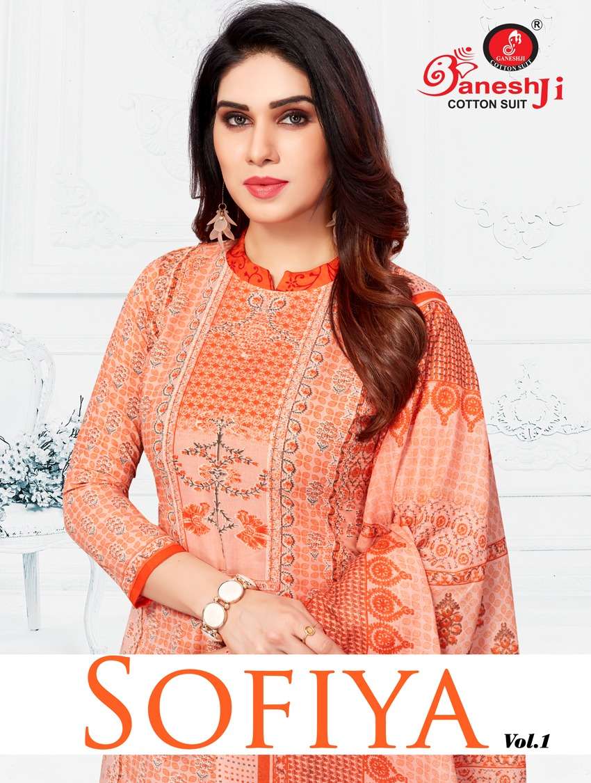 Ganeshji Sofiya Vol-1 – Dress Material -Wholesale Catalog