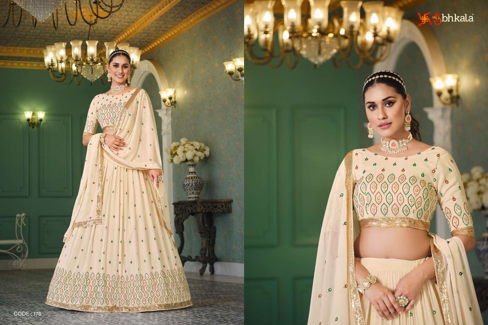 GIRLISH VOL. 4EXCLUSIVE LEHENGA CHOLI Wholesale catalog