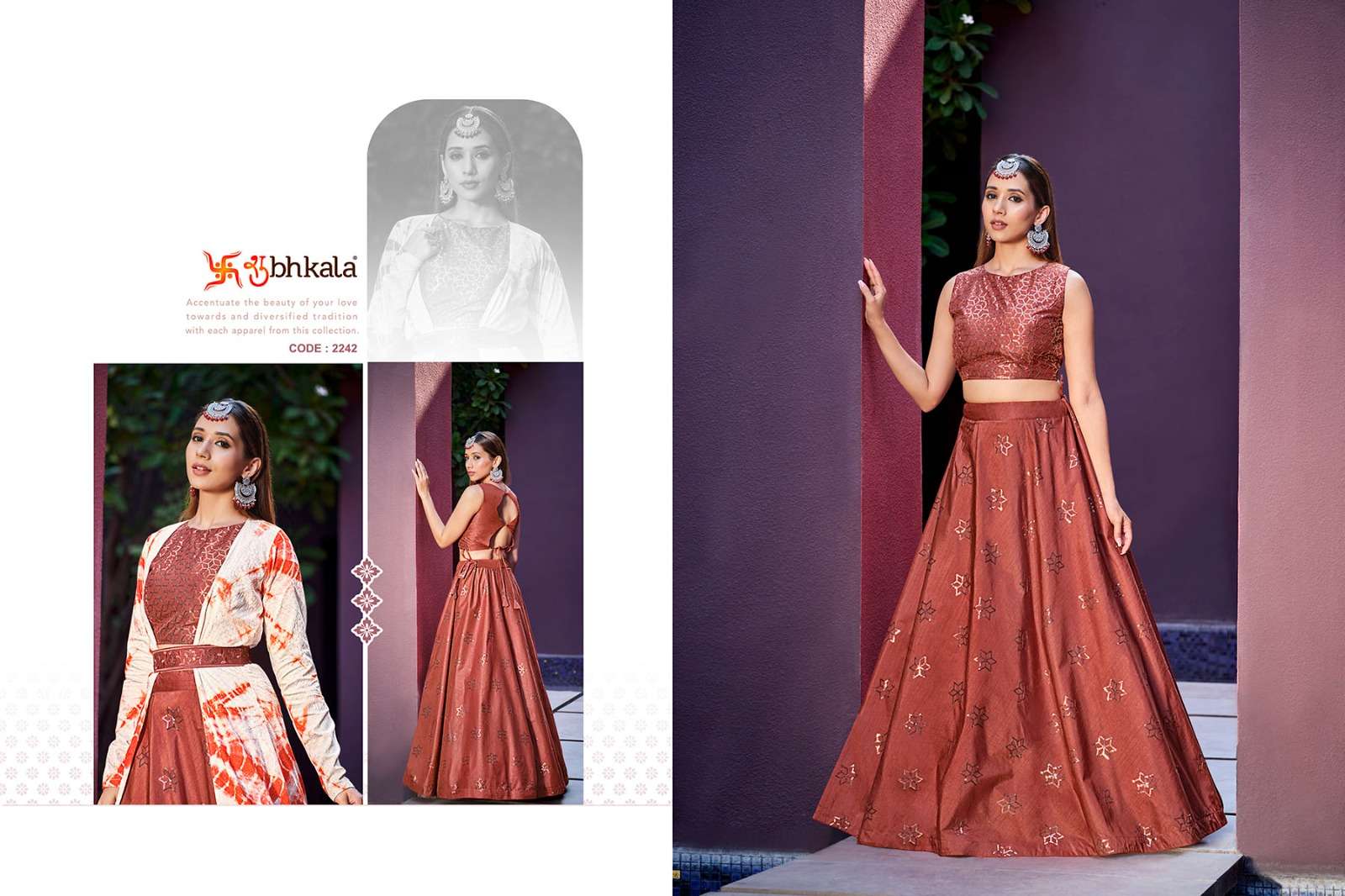 GIRLY VOL. 2242 Embroidered Stitched Jacket Style Lehenga Choli  Wholesale catalog