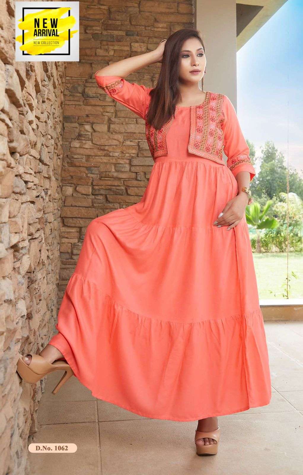 Golden ROSHNI Kurti Wholesale catalog