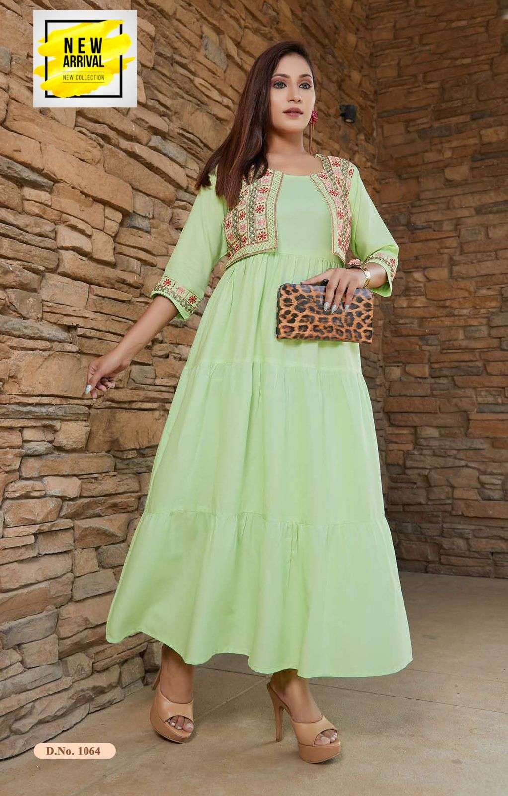 Golden ROSHNI Kurti Wholesale catalog