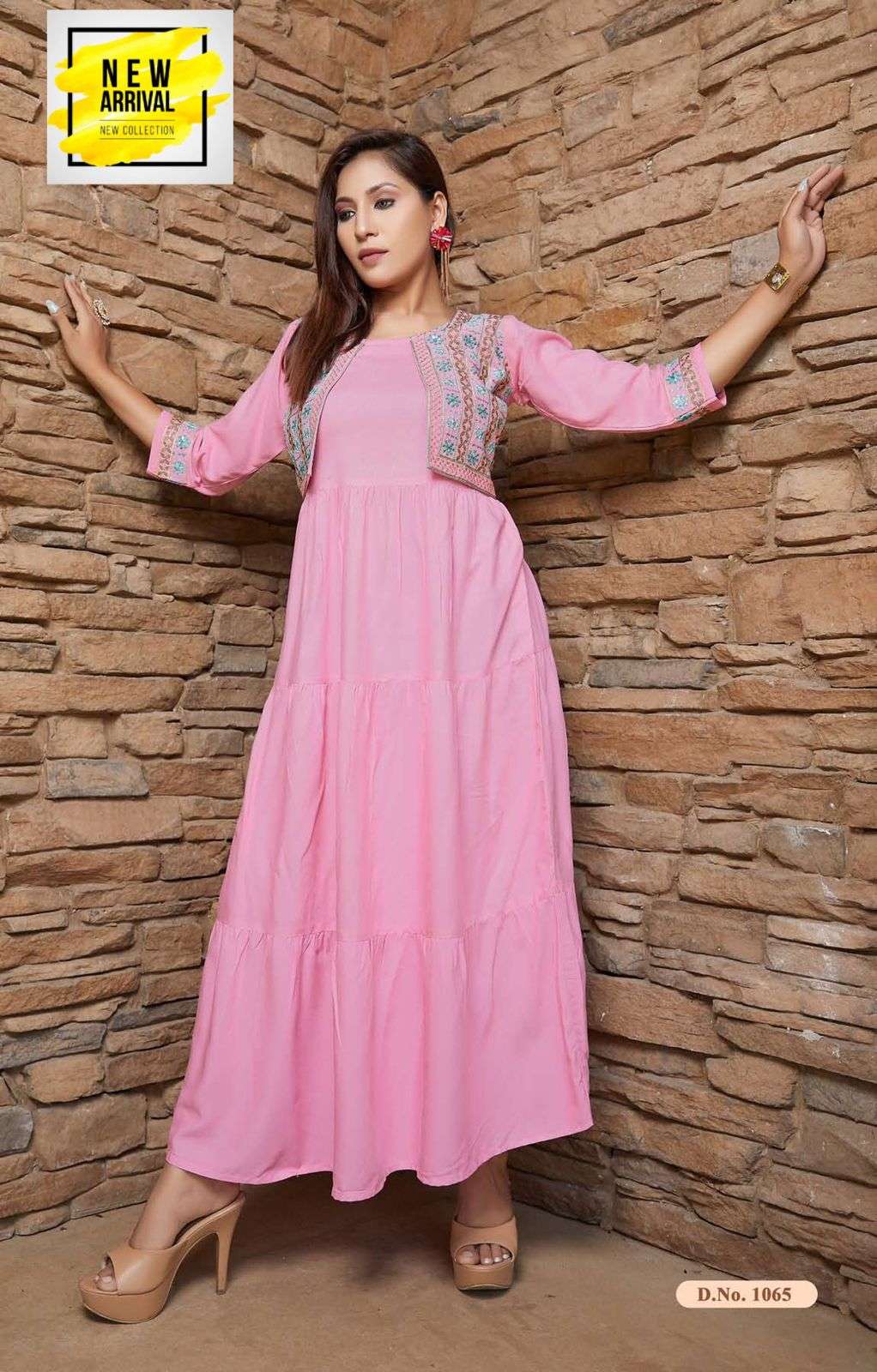 Golden ROSHNI Kurti Wholesale catalog