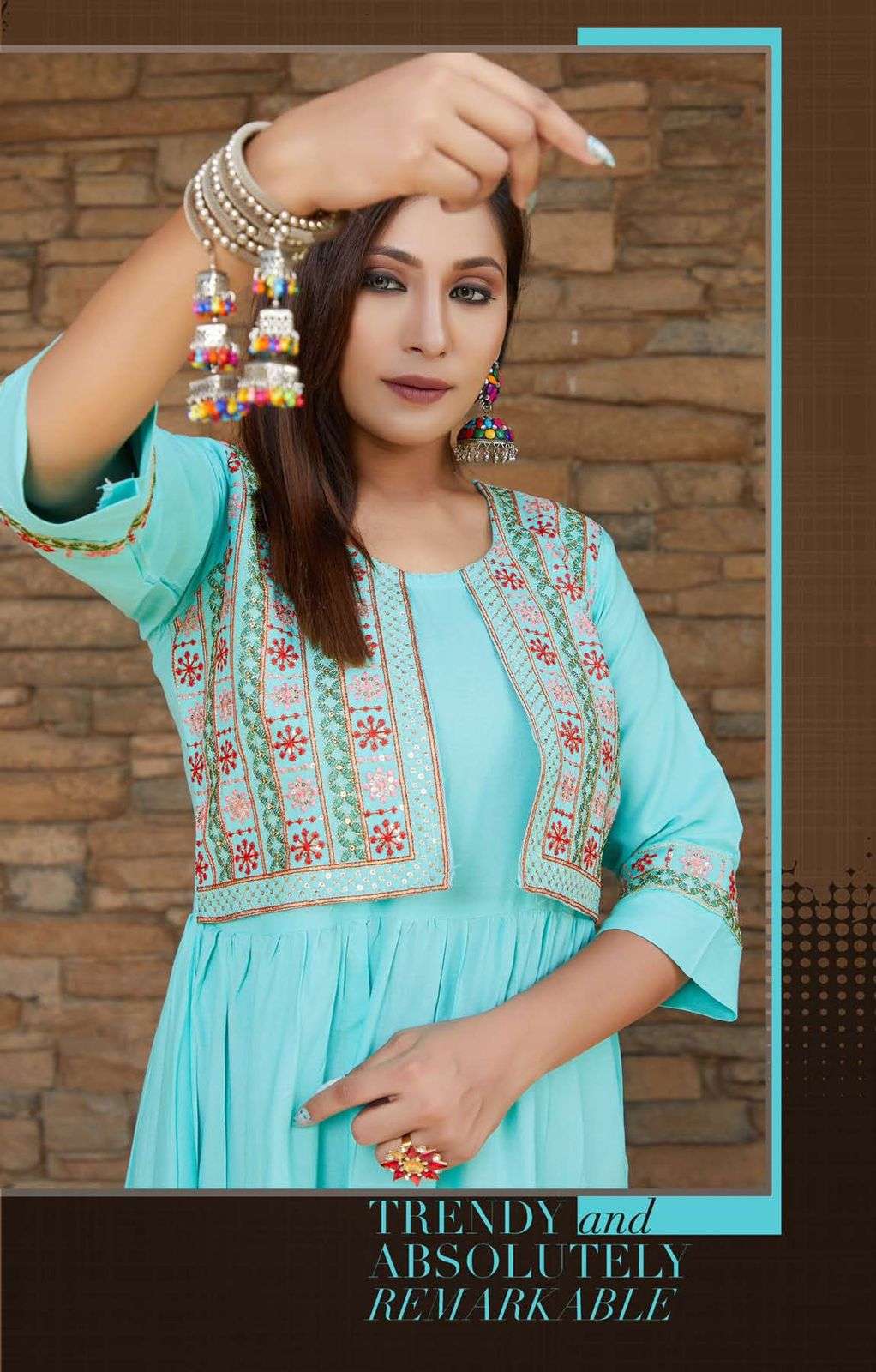 Golden ROSHNI Kurti Wholesale catalog