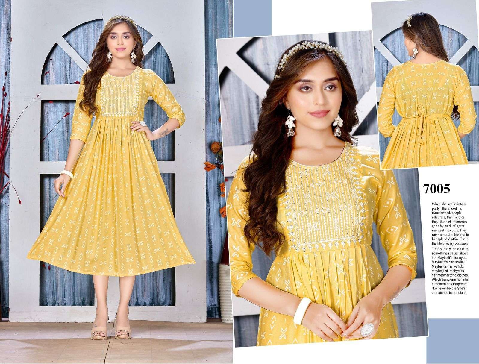 GOLDEN WHAT A BEAUTY 2 Kurti Wholesale catalog
