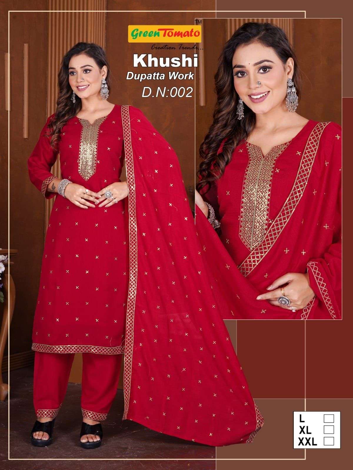 Green KHUSHI Kurti Wholesale catalog