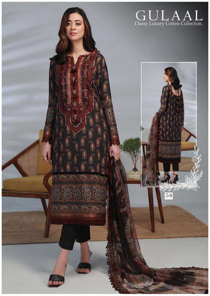 Gulaal Karachi Vol-6 – Dress Material -Wholesale Catalog
