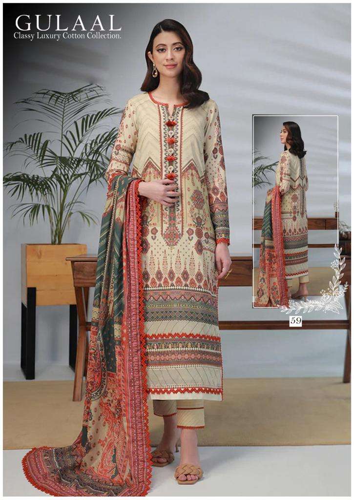 Gulaal Karachi Vol-6 – Dress Material -Wholesale Catalog