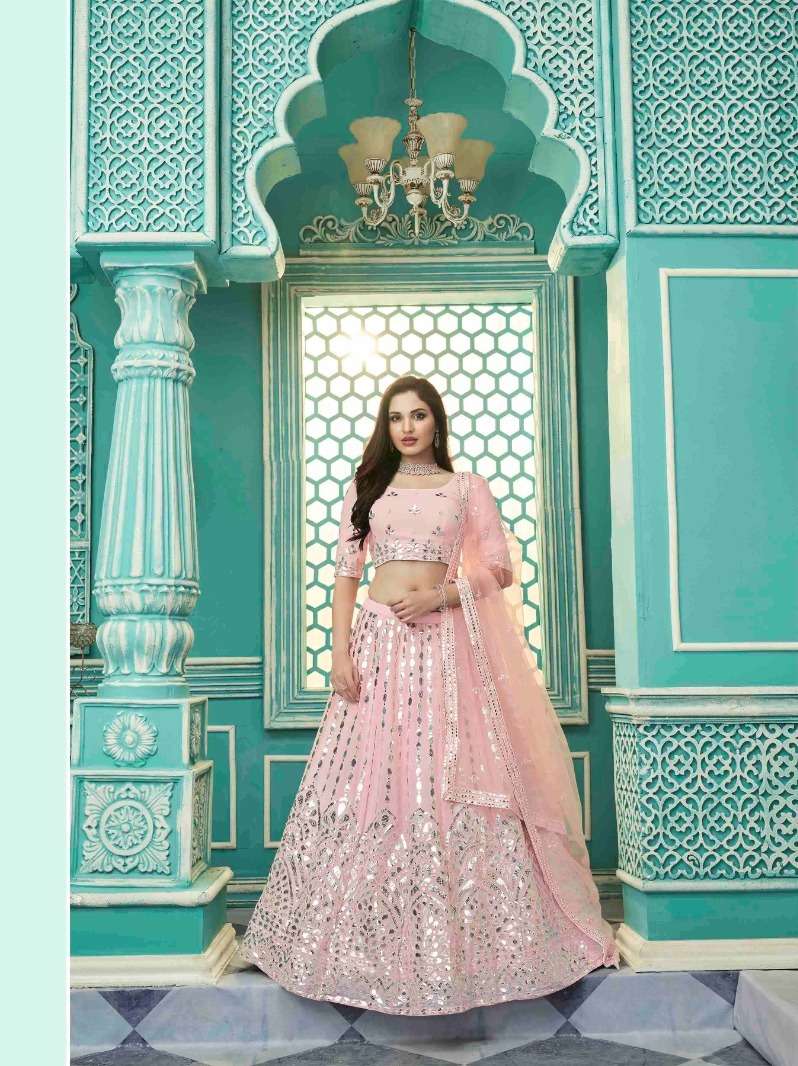 GULDASTA VOL. 10 Bridal Gota Patti Embroidered Semi Stitched Lehenga Choli Wholesale catalog
