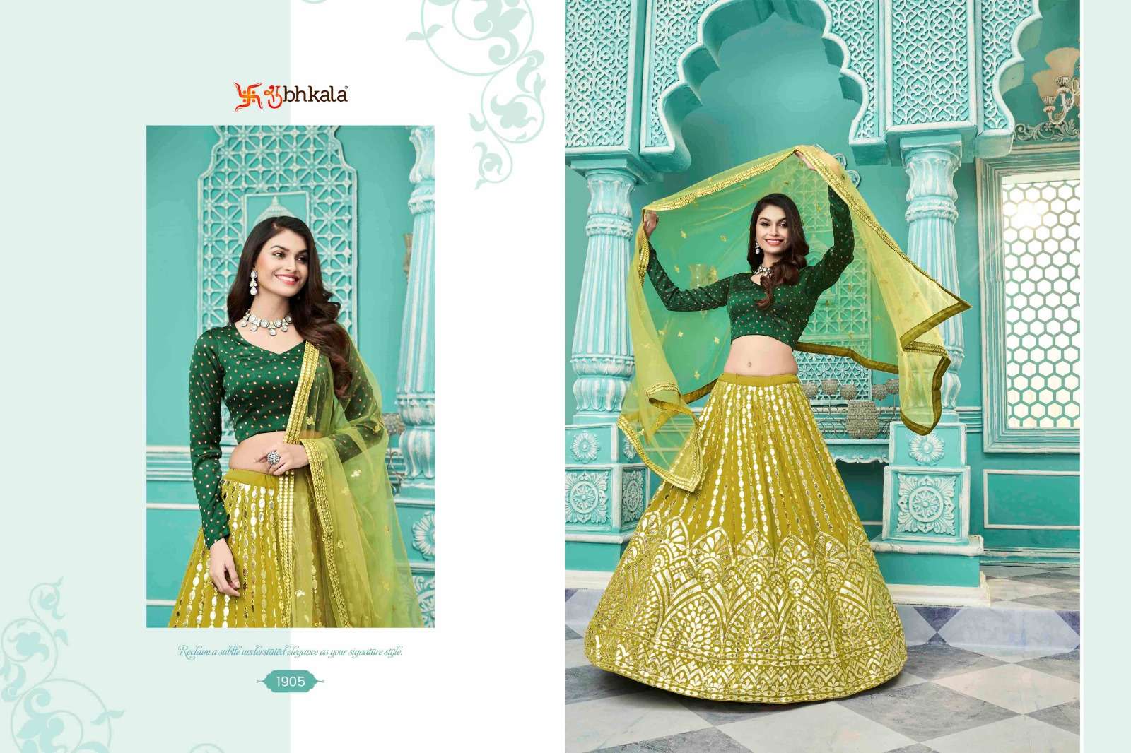 GULDASTA VOL. 10 Bridal Gota Patti Embroidered Semi Stitched Lehenga Choli Wholesale catalog