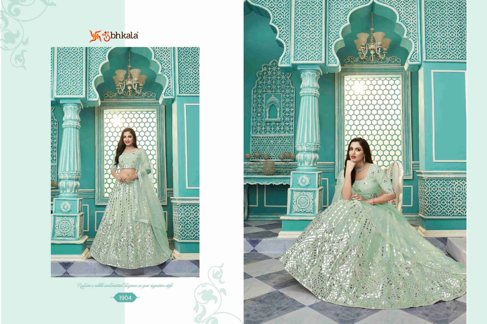 GULDASTA VOL. 10 Bridal Gota Patti Embroidered Semi Stitched Lehenga Choli Wholesale catalog