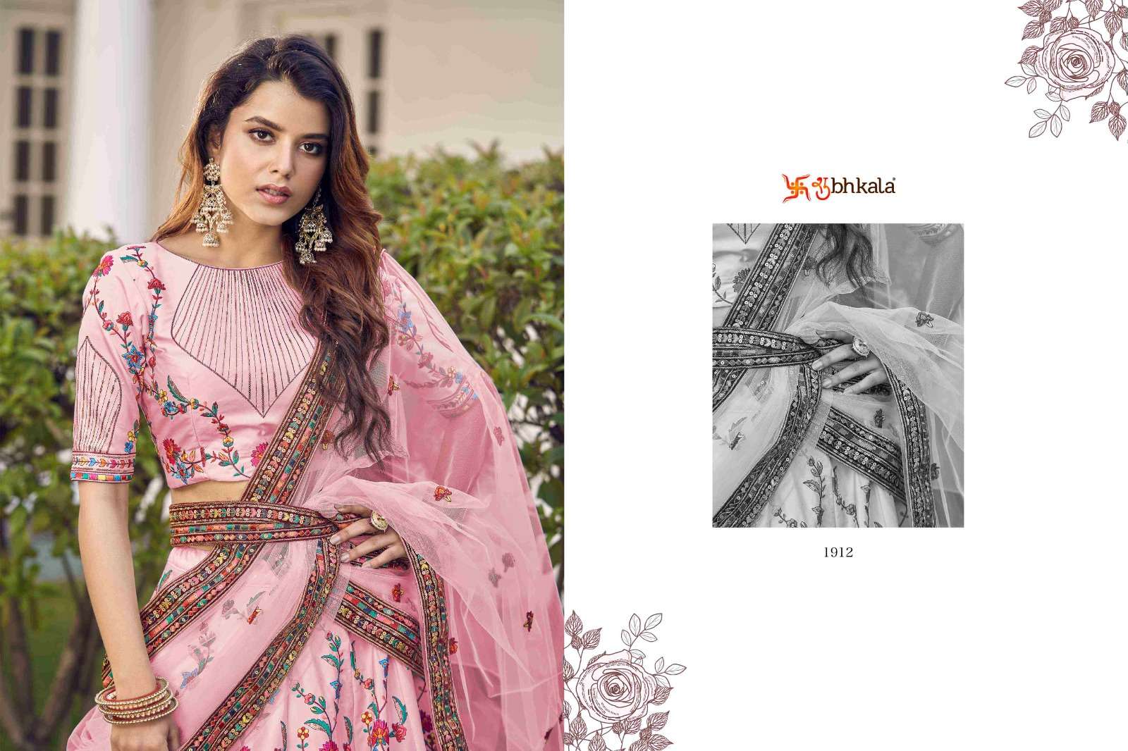 GULDASTA VOL. 11 Bridal Thread with Sequance Embroidered Semi Stitched Lehenga Choli  Wholesale catalog
