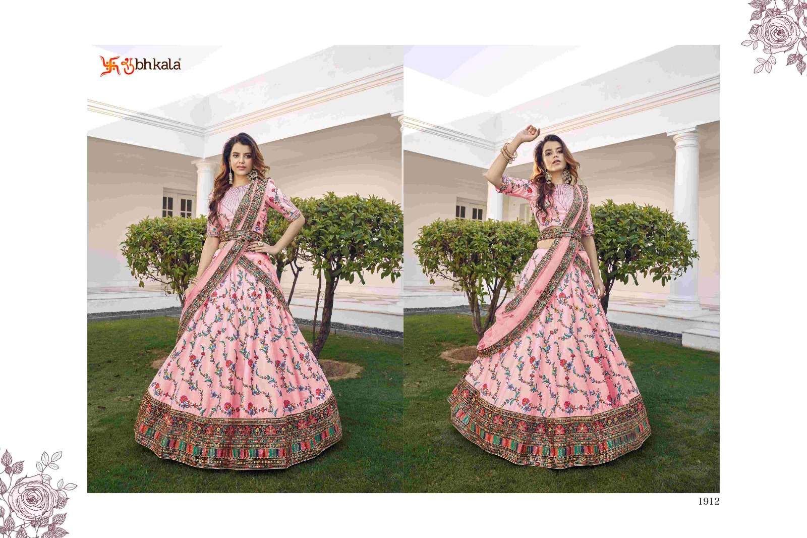 GULDASTA VOL. 11 Bridal Thread with Sequance Embroidered Semi Stitched Lehenga Choli  Wholesale catalog