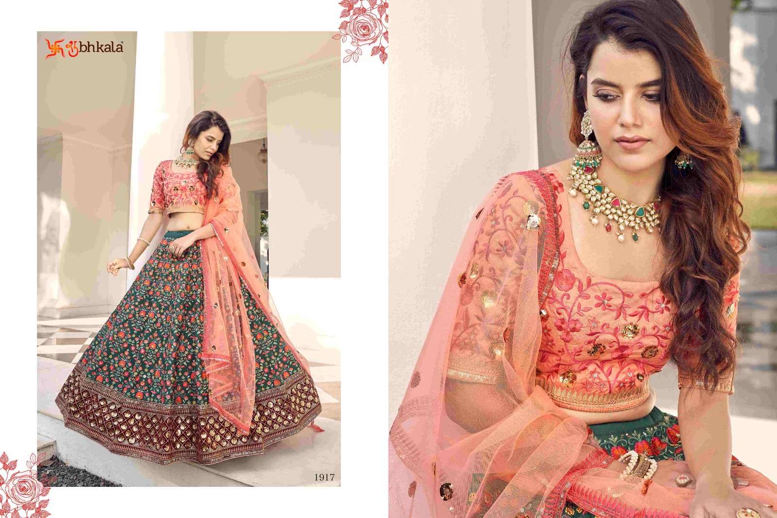 GULDASTA VOL. 11 Bridal Thread with Sequance Embroidered Semi Stitched Lehenga Choli  Wholesale catalog
