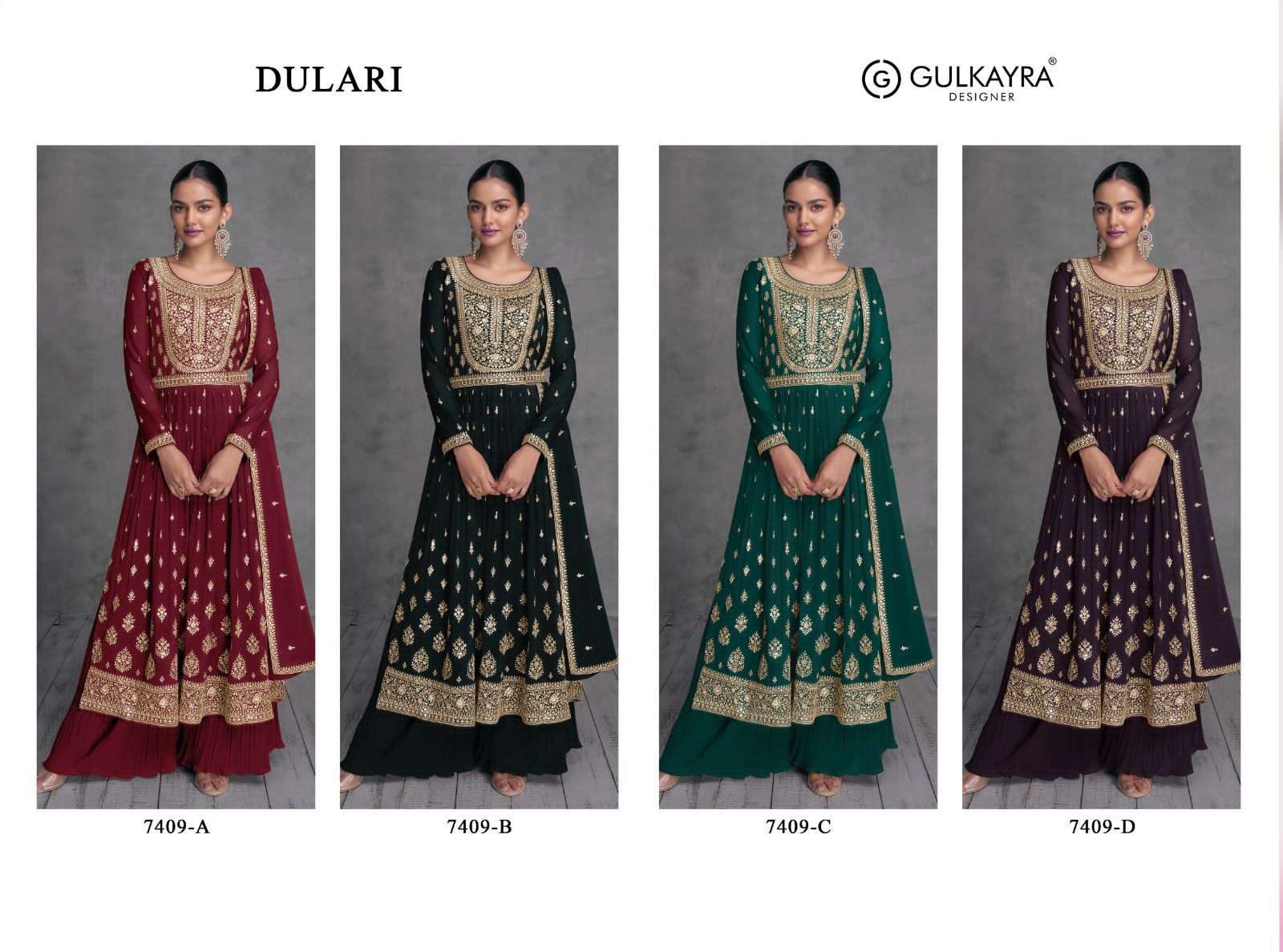 Gulkarya Dulari Festive Wear Designer Salwar Kameez Wholesale catalog