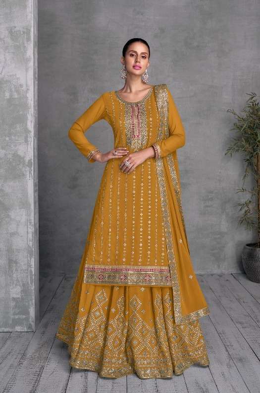 Gulkayra Trisha Real Georgette Salwar Kameez Wholesale catalog