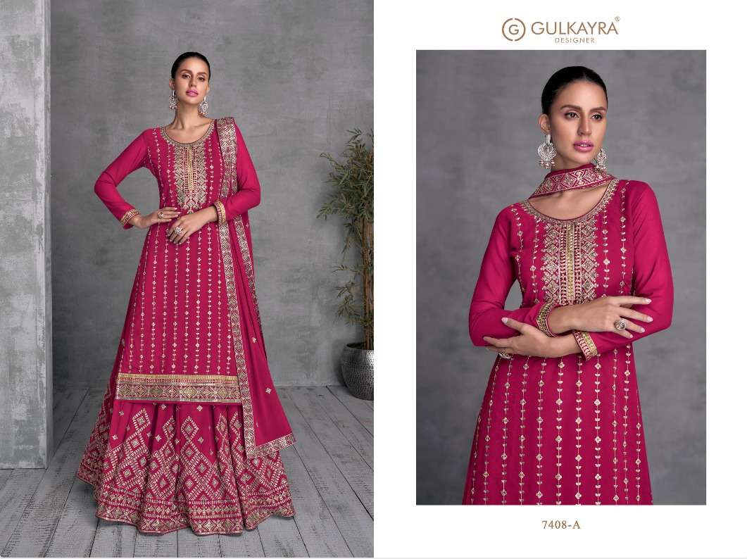 Gulkayra Trisha Real Georgette Salwar Kameez Wholesale catalog