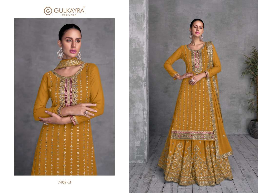 Gulkayra Trisha Real Georgette Salwar Kameez Wholesale catalog