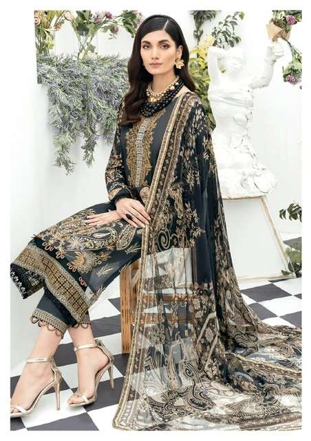 Gull A Ahmed Riwayat Vol 4 Lawn Cotton Dress Material Wholesale catalog