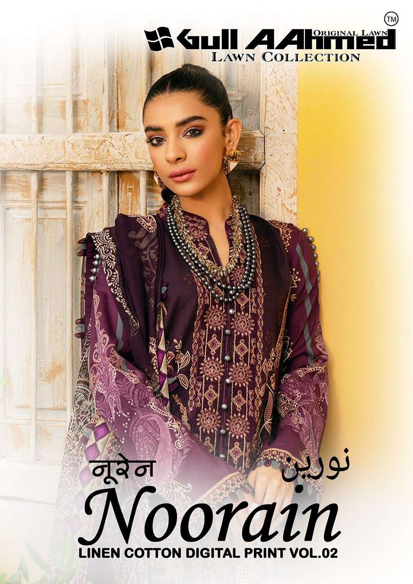 Gull Aahmed Noorain Vol-2 – Dress Material - Wholesale Catalog