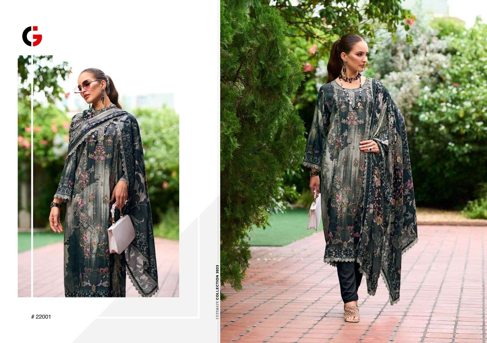 Gull Jee Fiza Pashmina Printed Salwar Kameez Wholesale catalog