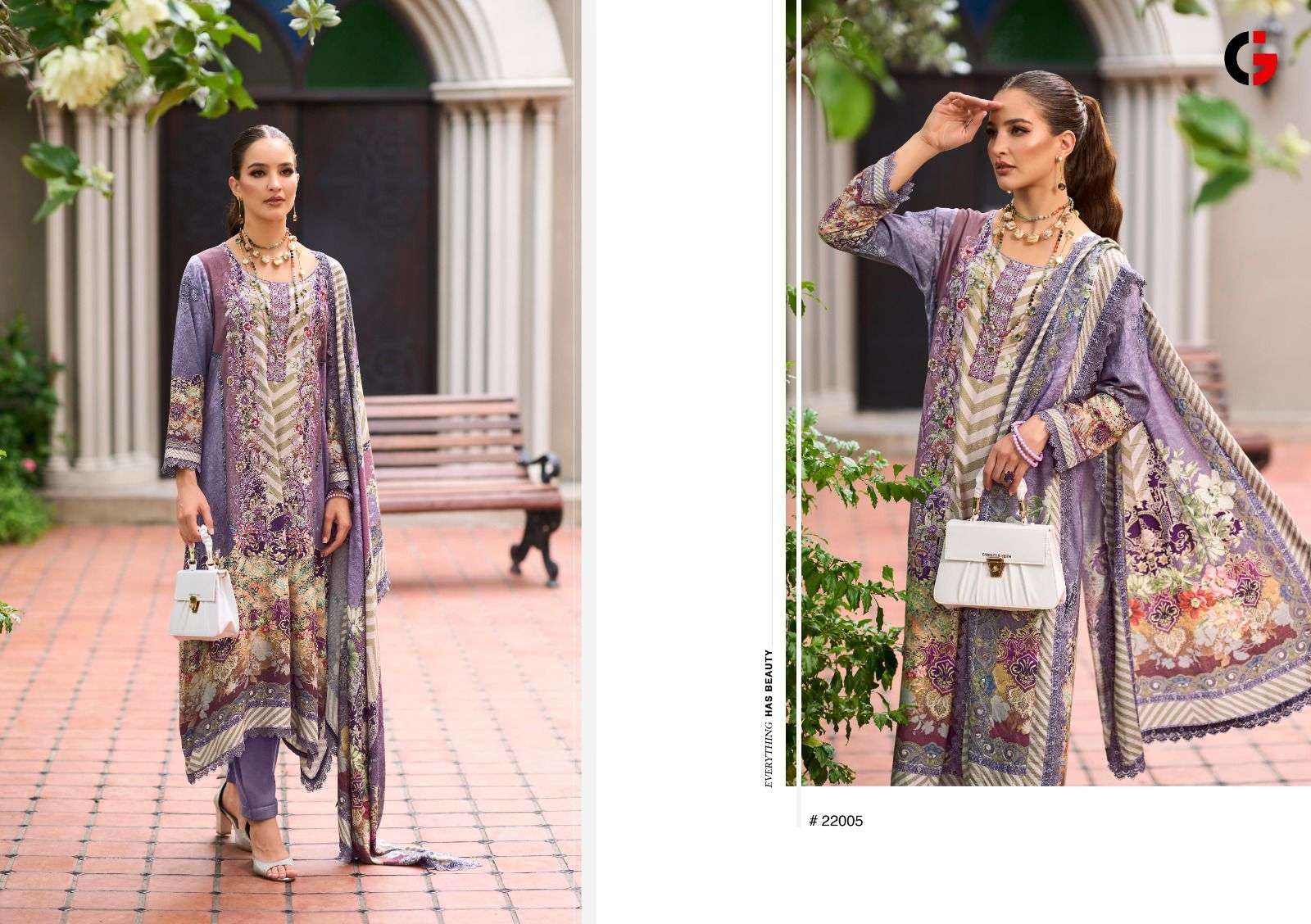 Gull Jee Fiza Pashmina Printed Salwar Kameez Wholesale catalog