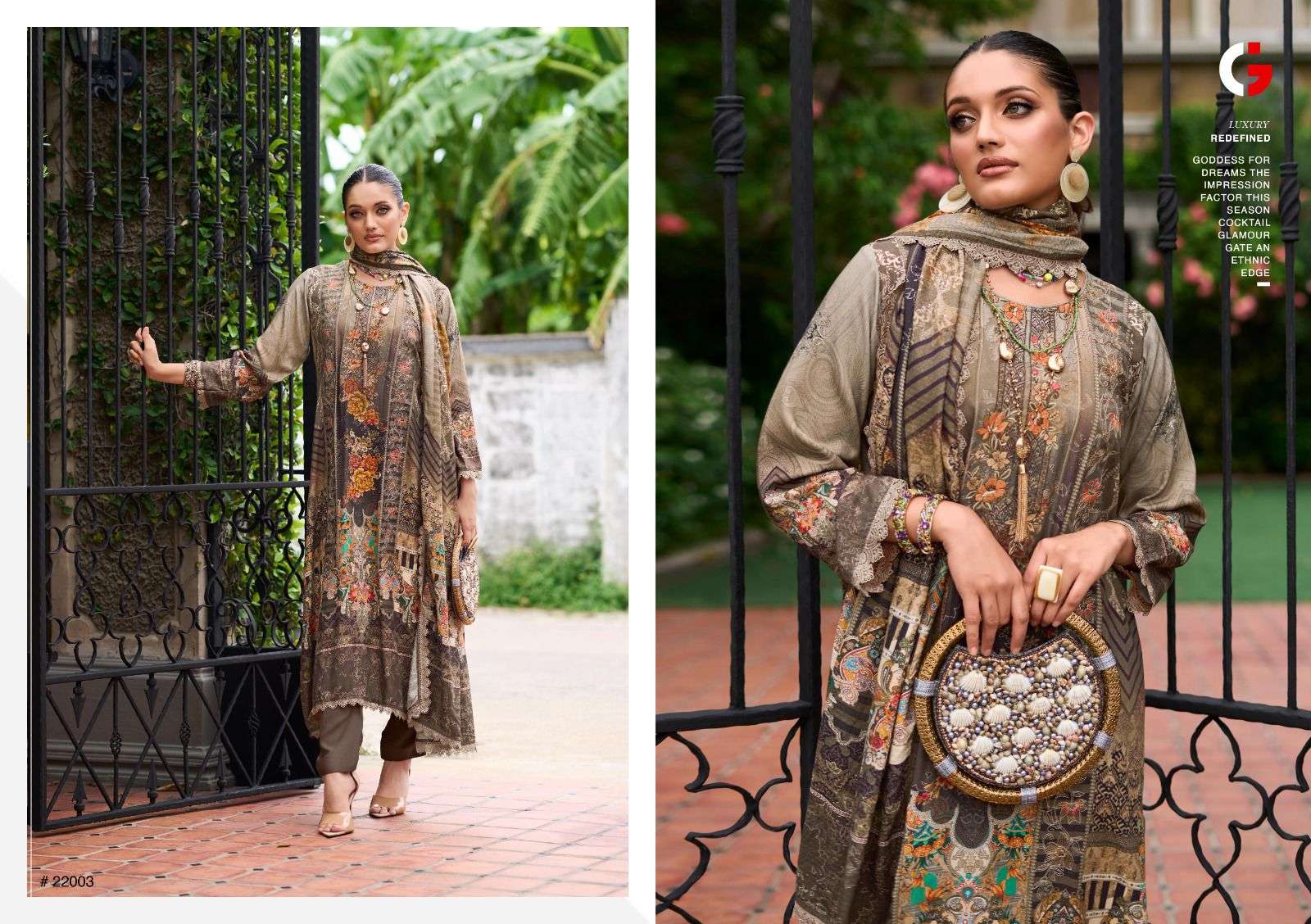 Gull Jee Fiza Pashmina Printed Salwar Kameez Wholesale catalog