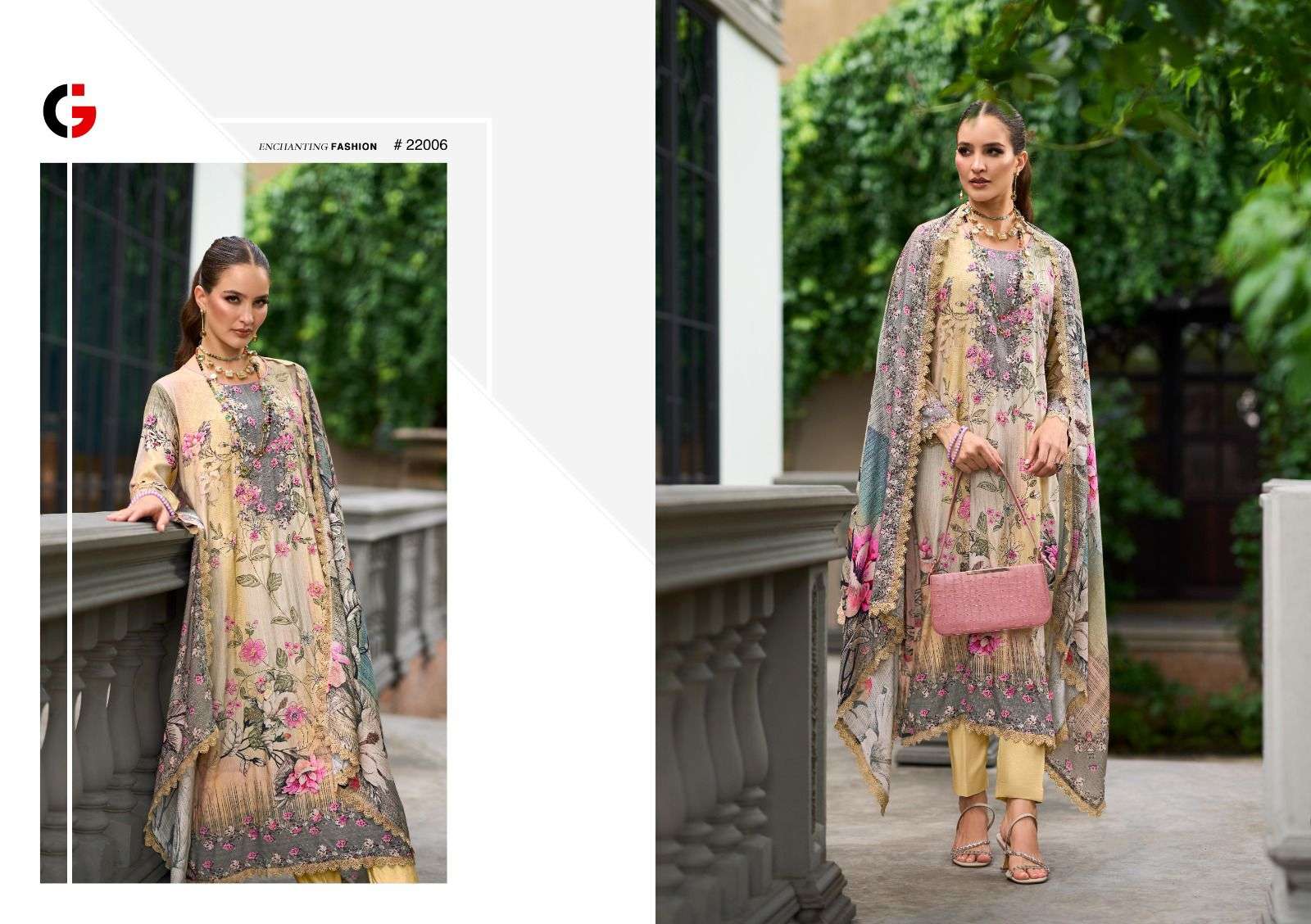 Gull Jee Fiza Pashmina Printed Salwar Kameez Wholesale catalog