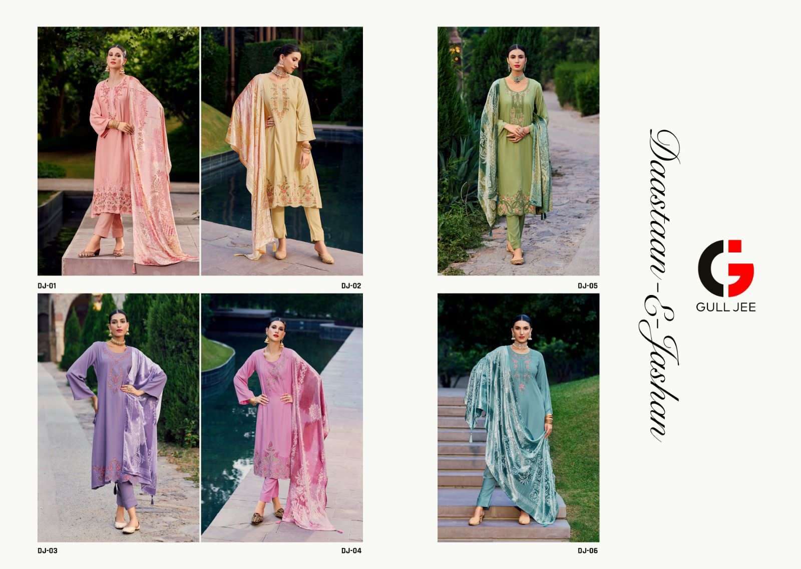 GULL JEE presents Daastaan-e-Jashan Salwar Kameez Wholesale catalog