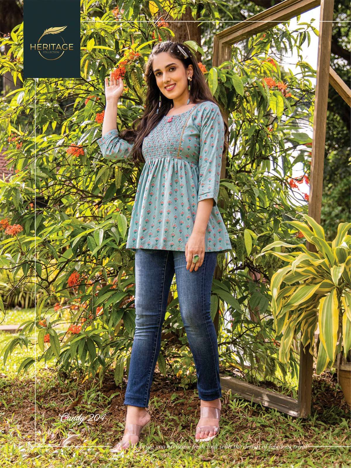 HERITAGE COLLECTION CANDY Kurti Wholesale catalog